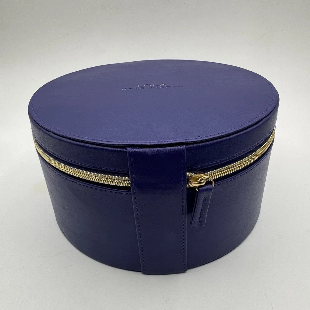 Marc Jacobs Lola Purple Vanity Hat Box Perfume Case Bag 3D Flower 8.5